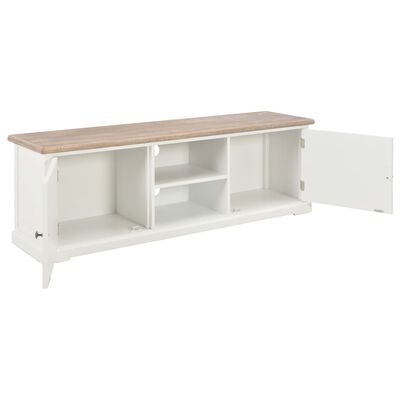 vidaXL TV Cabinet White 110x30x40cm Engineered Wood