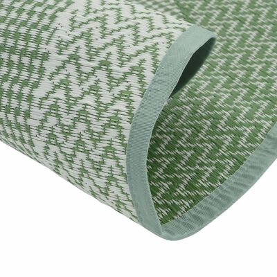 vidaXL Outdoor Carpet Green Ø200 cm PP