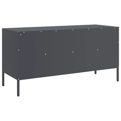 vidaXL TV Cabinet Anthracite 100.5x39x50.5 cm Steel