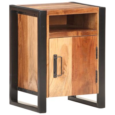 vidaXL Bedside Cabinet 40x35x55cm Solid Acacia Wood