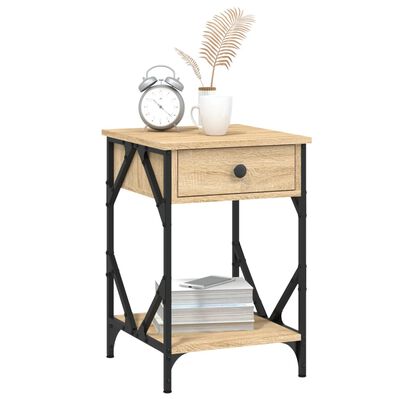 vidaXL Bedside Cabinet Sonoma Oak 40x42x60 cm Engineered Wood