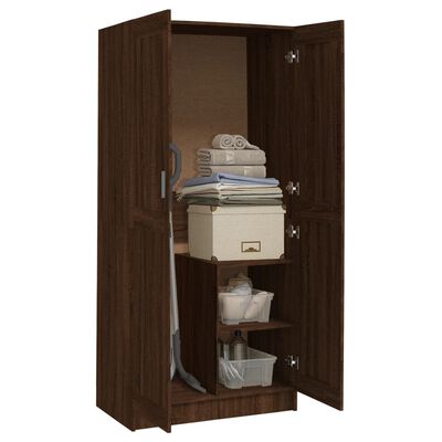 vidaXL Wardrobe Brown Oak 82.5x51.5x180 cm Engineered Wood