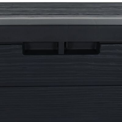 vidaXL Garden Storage Box Anthracite 58.5x46x55 cm Polypropylene