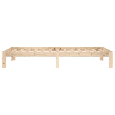 vidaXL Bed Frame without Mattress Solid Wood Pine 100x200 cm