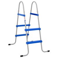 vidaXL Pool Ladder for Above Ground Pool 84 cm Steel and Plastic