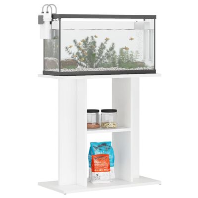 vidaXL Aquarium Stand White 60x30x60 cm Engineered Wood