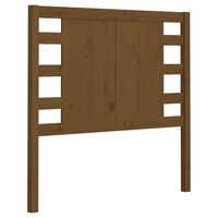 vidaXL Headboard Honey Brown 81x4x100 cm Solid Wood Pine