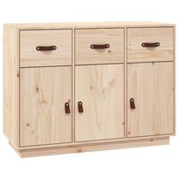 vidaXL Sideboard 100x40x75 cm Solid Wood Pine