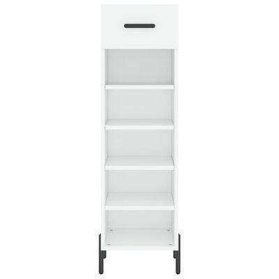 vidaXL Shoe Cabinet White 30x35x105 cm Engineered Wood