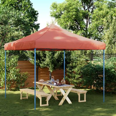 vidaXL Foldable Party Tent Pop-Up Terracotta 292x292x315 cm