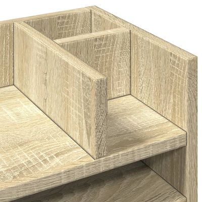 vidaXL Desk Organiser Sonoma Oak 44.5x24x25 cm Engineered wood