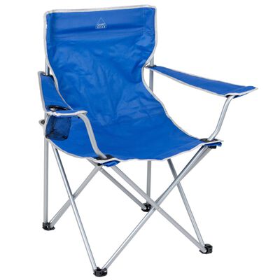 Bo-Camp Folding Camping Chair Steel Blue 1267188