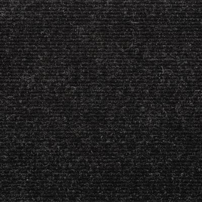 vidaXL Stair Mats Self-adhesive 15 pcs 65x24.5x3.5 cm Anthracite