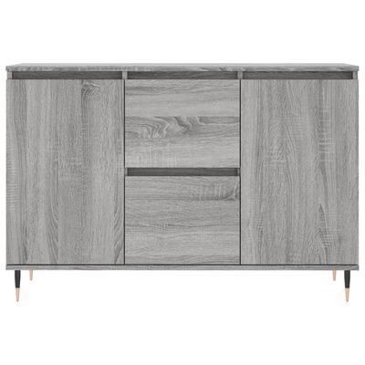 vidaXL Sideboard Grey Sonoma 104x35x70 cm Engineered Wood