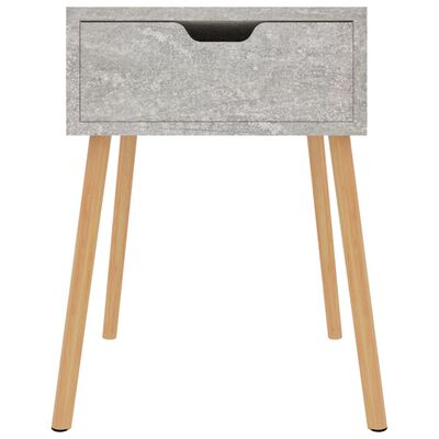 vidaXL Bedside Cabinets 2 pcs Concrete Grey 40x40x56 cm Engineered Wood