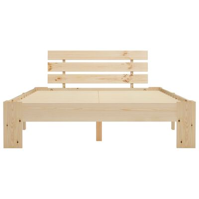 vidaXL Bed Frame without Mattress 140x200 cm Solid Wood Pine