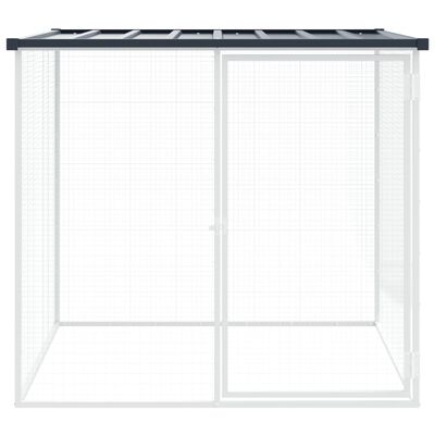 vidaXL Chicken Cage with Roof Anthracite 103x98x90 cm Galvanised Steel