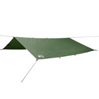 vidaXL Camping Tarp Green 300x294 cm Waterproof