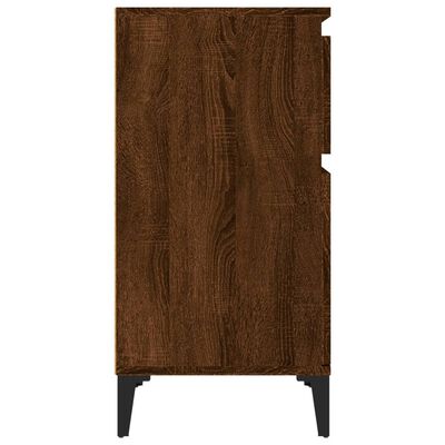 vidaXL Bedside Cabinets 2 pcs Brown Oak 40x35x70 cm