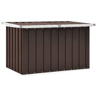 vidaXL Garden Storage Box Brown 109x67x65 cm