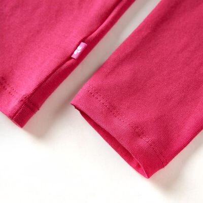 Kids' T-shirt with Long Sleeves Bright Pink 104