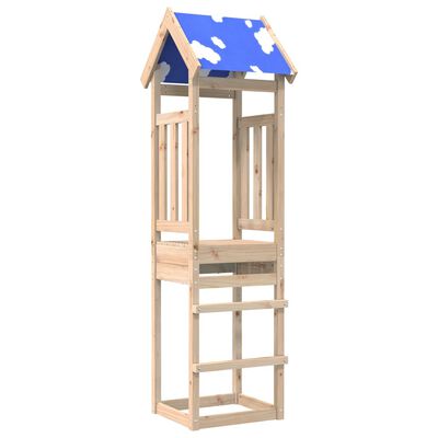 vidaXL Play Tower 52.5x46.5x208 cm Solid Wood Pine