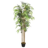 vidaXL Artificial Bamboo Tree 500 Leaves 80 cm Green