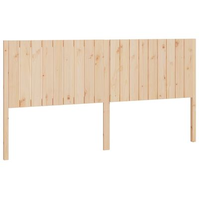 vidaXL Bed Headboard 185.5x4x100 cm Solid Wood Pine