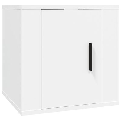 vidaXL Wall Mounted TV Cabinets 2 pcs White 40x34.5x40 cm