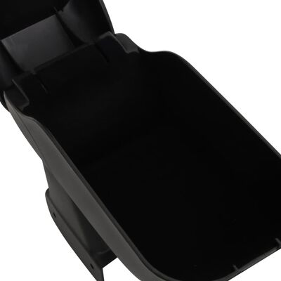 vidaXL Car Armrest Black 13x31x(31-44) cm ABS