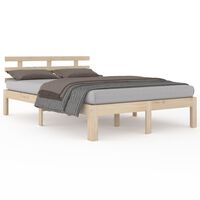 vidaXL Bed Frame without Mattress 140x190 cm