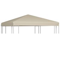 vidaXL Gazebo Top Cover 310 g/m² 3x3 m Beige