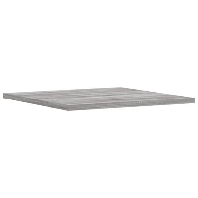 vidaXL Wall Shelves 4 pcs Grey Sonoma 40x40x1.5 cm Engineered Wood