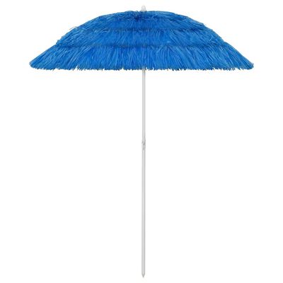 vidaXL Hawaii Beach Parasol Blue 180 cm