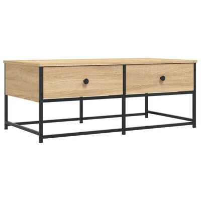 vidaXL Coffee Table Sonoma Oak 100x51x40 cm Engineered Wood