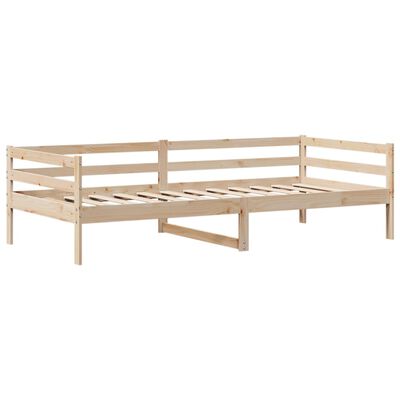 vidaXL Daybed with Drawers without Mattress 90x200 cm Solid Wood