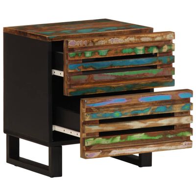 vidaXL Bedside Cabinets 2 pcs 40x33x46 cm Solid Wood Reclaimed