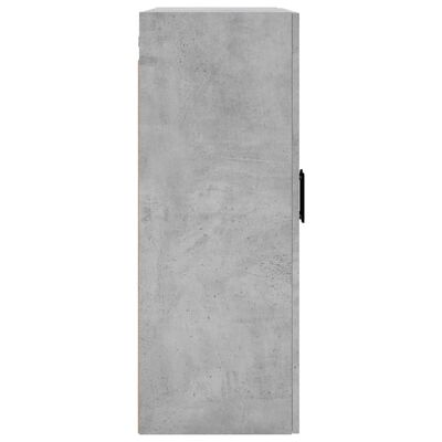 vidaXL Wall Mounted Cabinets 2 pcs Concrete Grey 69.5x34x90 cm