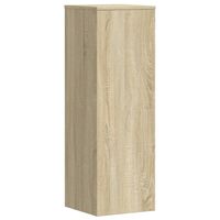 vidaXL Plant Stand Sonoma Oak 33x33x100 cm Engineered Wood