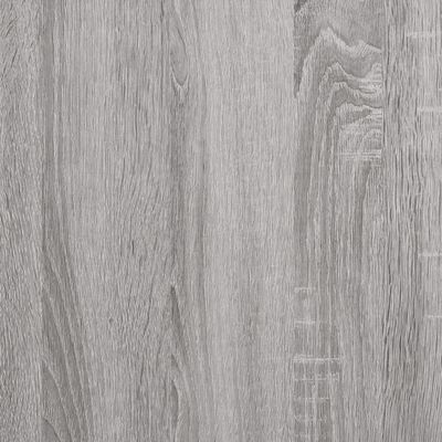 vidaXL Wall Cabinet Grey Sonoma 100x36.5x35 cm Engineered Wood