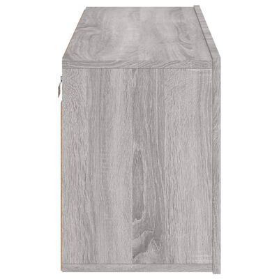 vidaXL TV Cabinet Wall-mounted Grey Sonoma 100x30x41 cm