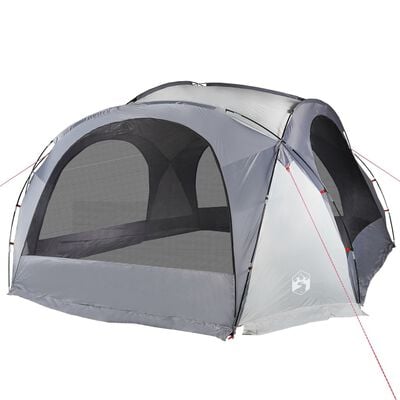 vidaXL Party Tent White and Grey Waterproof