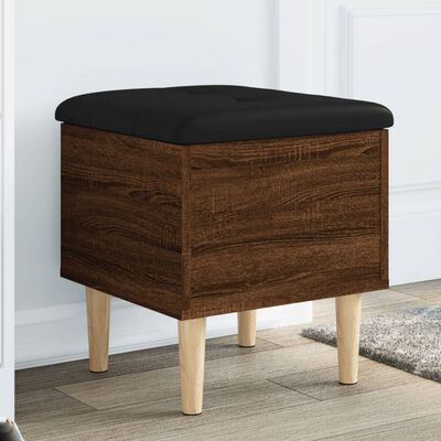 vidaXL Storage Bench Brown Oak 42x42x46 cm Engineered Wood