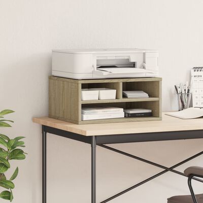 vidaXL Printer Stand Sonoma Oak 49x40x22,5 cm Engineered Wood