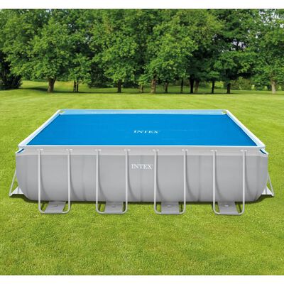 Intex Solar Pool Cover Blue 476x234 cm Polyethylene