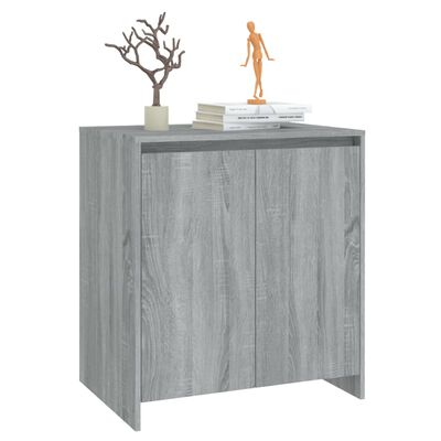 vidaXL Sideboard Grey Sonoma 70x41x75 cm Engineered Wood