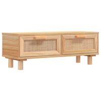 vidaXL Coffee Table Brown 80x40x30 cm Engineered Wood&Solid Wood Pine