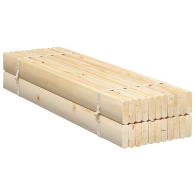 vidaXL Bed Slats 80x200 cm Solid Wood Pine