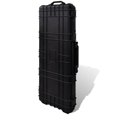 vidaXL Waterproof Plastic Molded Gun Case Trolly Carry Case