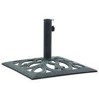 vidaXL Umbrella Base Green 12 kg 49 cm Cast Iron